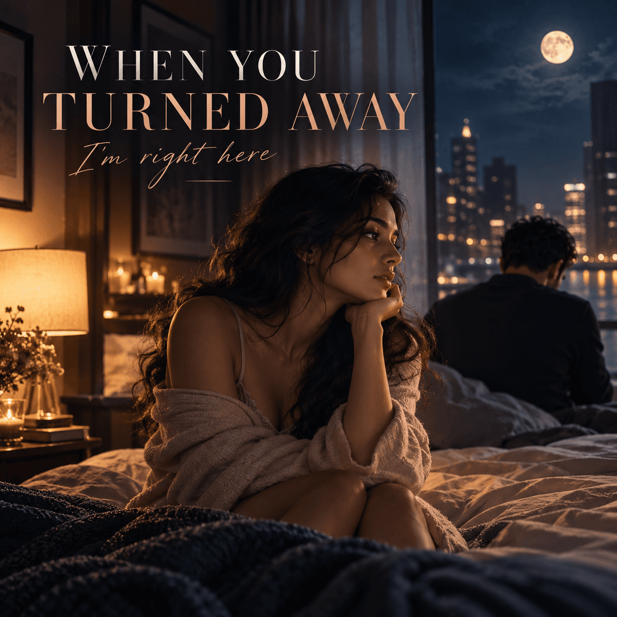 When you turned away, I am right here (English) — artwork