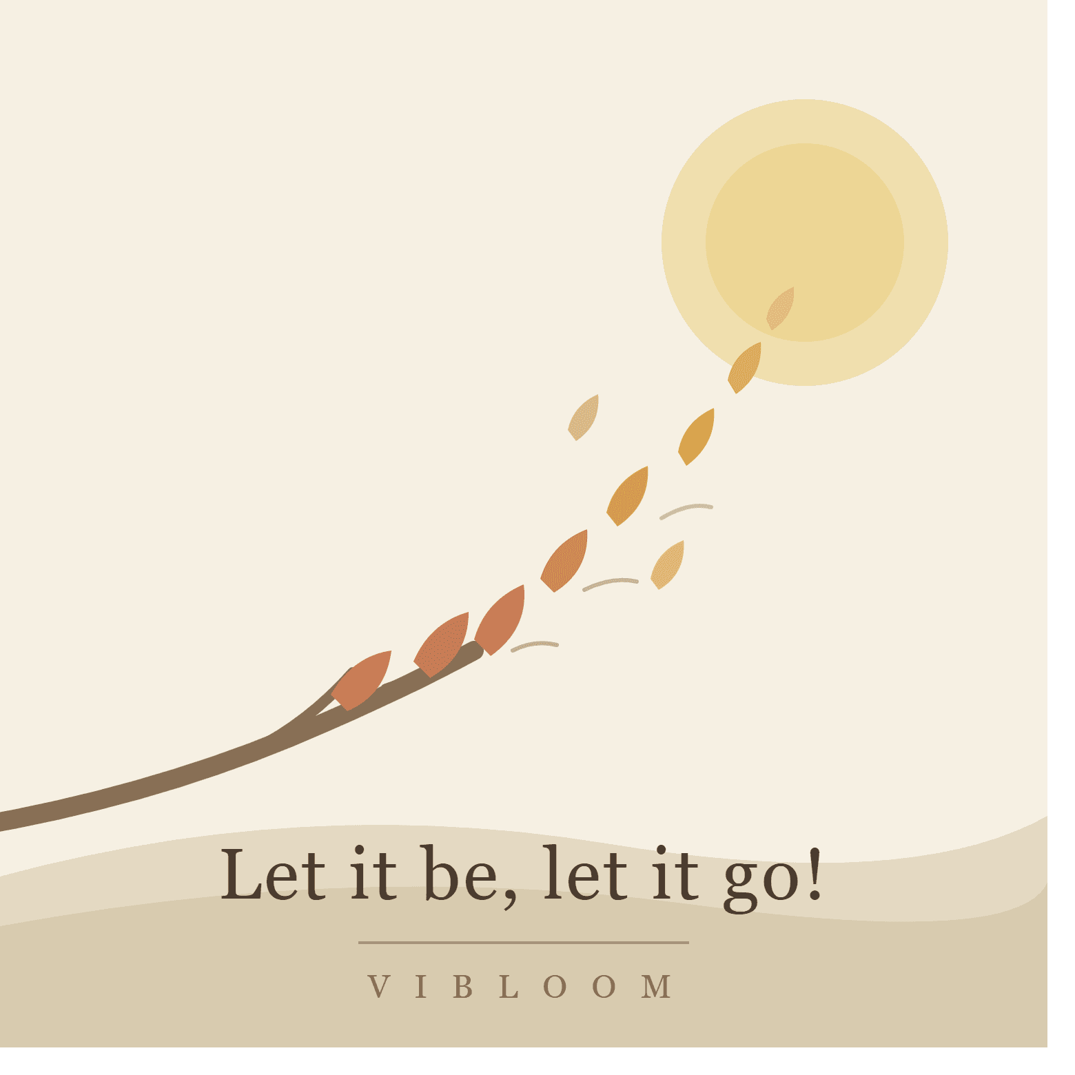Let go of what holds us back (English) artwork